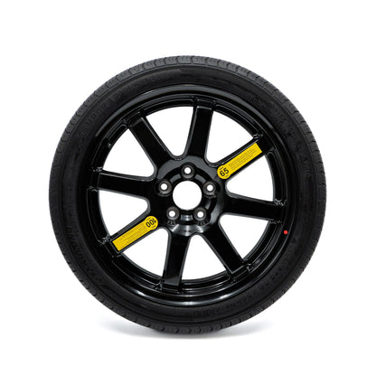 EZ Spare Wheel 125/70R17 compact temporary spare tire with black alloy wheel.
