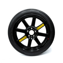 17-inch EZ Spare Wheel with T125/80r17 temporary use tire – black alloy emergency spare tire for vehicles without a factory spare