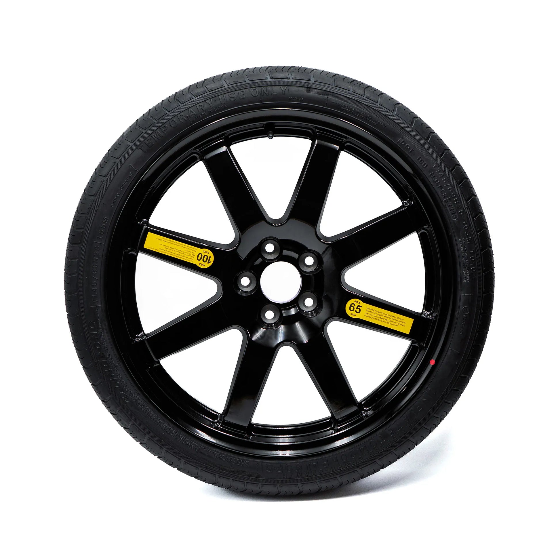 20" EZ Spare Wheel with 145/60R20 compact spare tire for all Nissan Z models, including Nismo, Performance, and Sport versions.