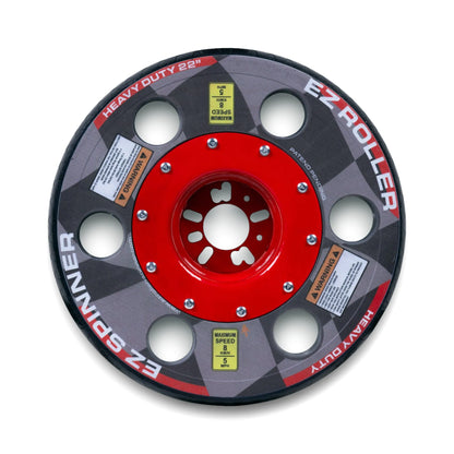 EZ Roller-Spinner 22 inch heavy-duty universal bearing wheel for 4 and 5 lug vehicles – part #40060PB