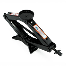 EZ Spare 3 ton scissor jack angled view showing universal jack pad and lifting mechanism