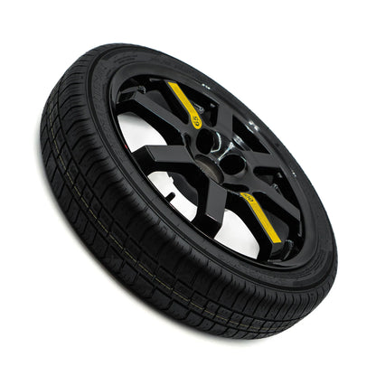Side view of 18-inch EZ Spare Wheel with 145/85R18 compact spare tire