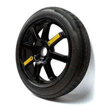 Side angle view of EZ Spare Wheel with 155/90R18 temporary spare tire