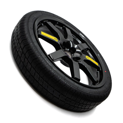 Side angle view of 18-inch EZ Spare Wheel with compact spare tire