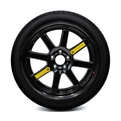 20-Inch EZ Spare Wheel & Tire Kit for Genesis GV80 (2021–2026) – 175/70R20 compact spare, lightweight, safety-certified, includes a limited lifetime warranty.