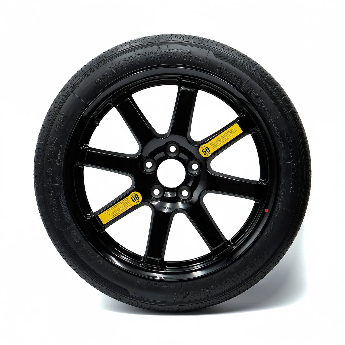 18″ EZ Spare Wheel Compact Spare Tire for all 2018-2026 Honda Accord models including Hybrid version.